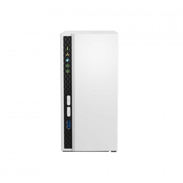 QNAP TS-233A2 2GB 2TB HDD 2x3.5" SATA Desteği RAID(0-1) NAS Depolama Ünitesi ürün görseli 1