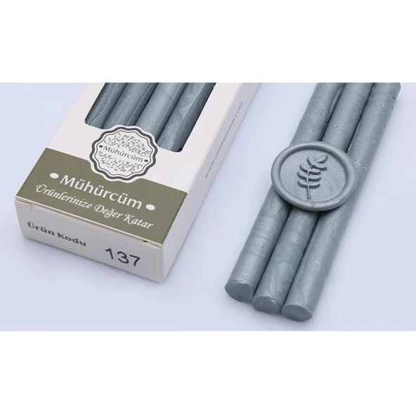 Mühür Mumu Çubuk 11mmx120mm 10 lu Paket Model: 137 YEŞİL HAKİ ürün görseli 1