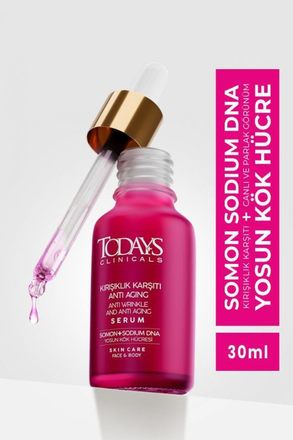 TODAYS CLİNİCALS Somon + Sodyum Dna + Yosun Kök Hücresi + Kolejen Ve Elastin Oluşturur + Gözenek Sıkılaştırır ürün görseli 1