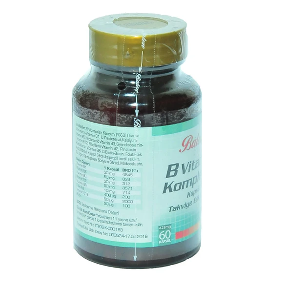 B Vitamin Kompleksi 60 Kapsül - Resim 5