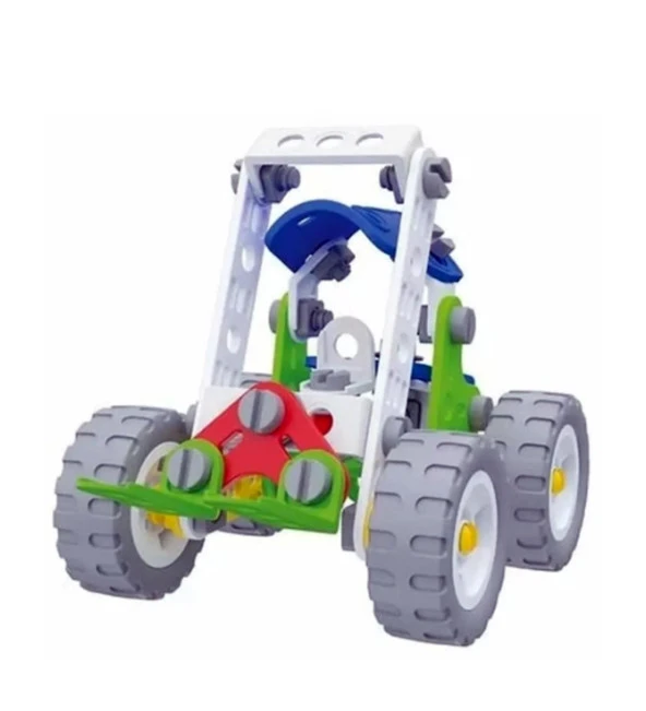 Build Technic Set, 82 Parça Tak-Sök Forklift Block Yapı Seti ürün görseli 1