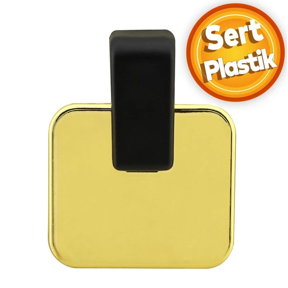 Bugatti Sarkaç Mobilya Mutfak Konsol Dolap Dolabı Çekmece Kulpu Kulbu Mat Siyah Gold Plastik Kulp ürün görseli 1