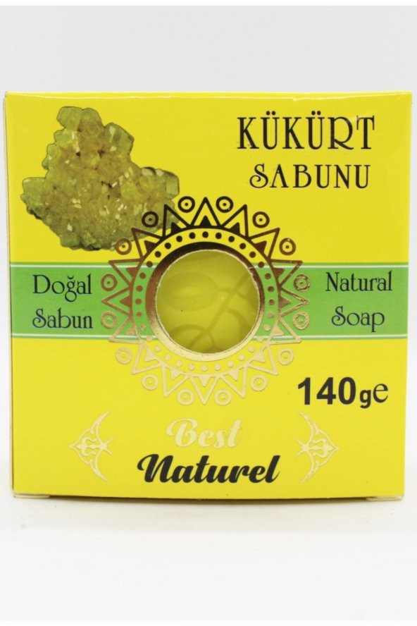 naturalköyürünleri BEST NATUREL KÜKÜRT SABUN 140 GR ürün görseli 1