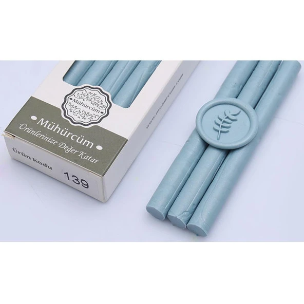 Mühür Mumu Çubuk 11mmx120mm 10 lu Paket Model: 139 YEŞİL NEFTİ ürün görseli 1