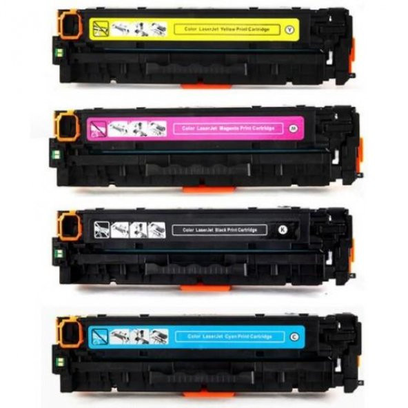 Hp LaserJet Pro 200 Color M251n Muadil Toner A Plus Takım ürün görseli 1