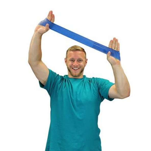 CanDo® Egzersiz Bandı Exercise Band Loop 76cm Mavi Sert 10-5254 ürün görseli 1