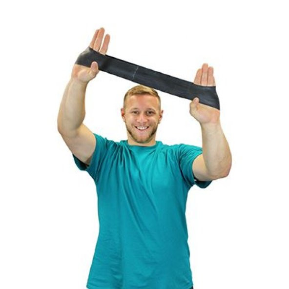 CanDo® Egzersiz Bandı Exercise Band Loop 76cm Siyah X-Sert 10-525 ürün görseli 1