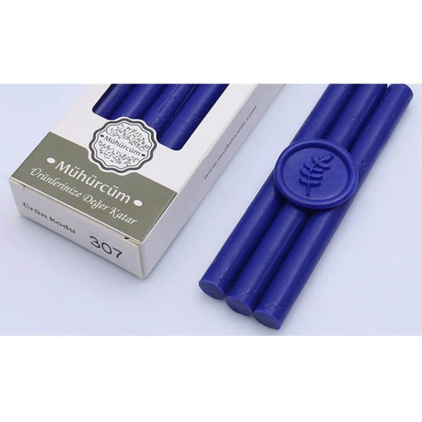 Mühür Mumu Çubuk 11mmx120mm 10 lu Paket Model: 307 PARLİAMENT MAVİ ürün görseli 1