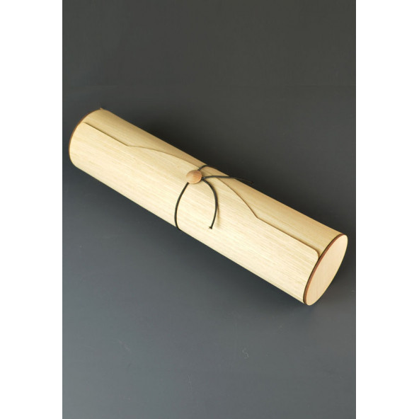 Silindir Ahşap Kutu - Resim 3