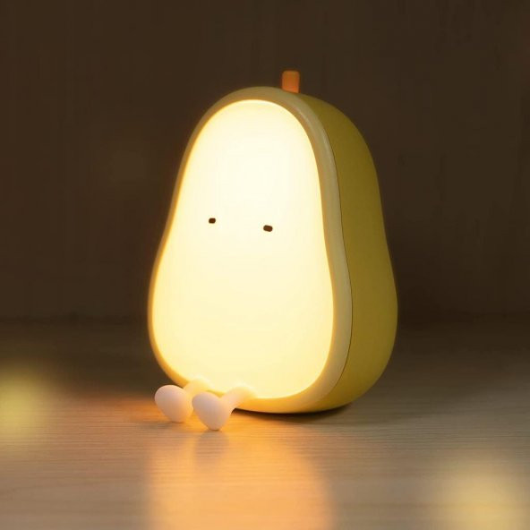 Çocuklar için Silikonlu USB Şarj Edilebilir LED Gece Lambası ürün görseli 1