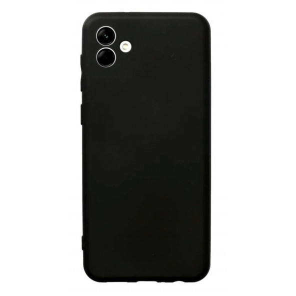 Samsung Galaxy A04 Ruber Case Yumusak Slikon Kilif Siyah ürün görseli 1