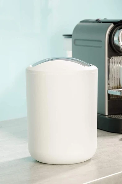 Beyaz, Çöp Kovası 6,4 Litre - Brasil Model ürün görseli 1