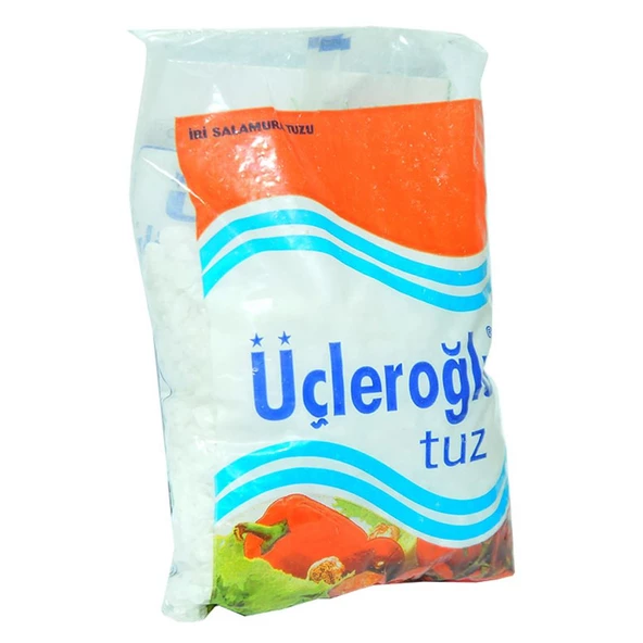 Üçleroğlu İri Salamura Çakıl Tuzu 1500Gr 1.5 Kiloluk ürün görseli 1