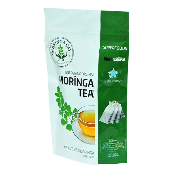 Moringa Çayı 20 Süzen Poşet - Resim 5