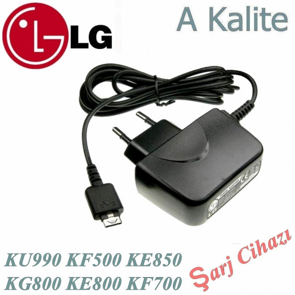 LG KE800 KE850 KE970 KF500 KF600 KF700 KF750 KG320 KG800 KG808 KG810 KG90 KU990 şarj cihazı ürün görseli 1