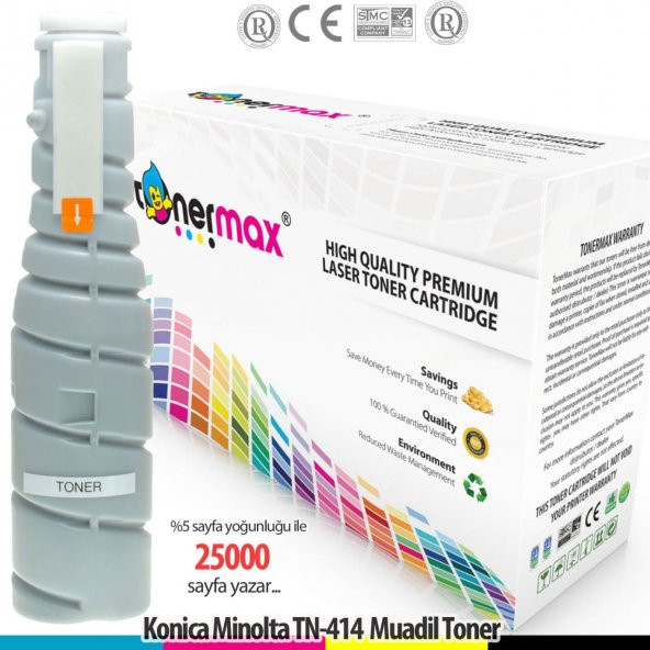 Konica Minolta TN-414 /Bizhub 363 / Bizhub 423 Muadil Toneri -  A Plus ürün görseli 1