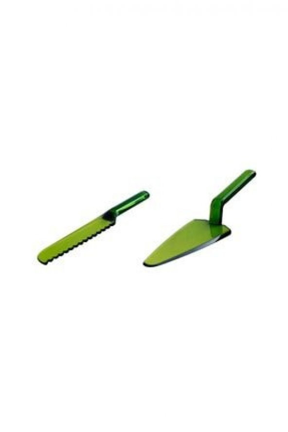 EWs Kitchenware Akrilik Spatula Bıçak Set - Yeşil - 1907 ürün görseli 1