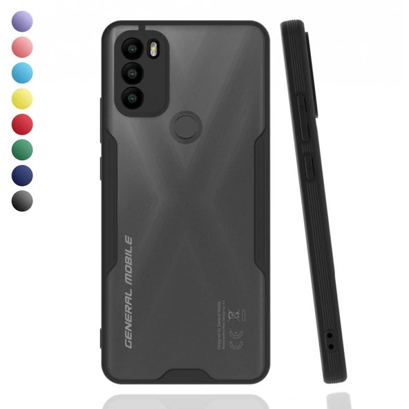 General Mobile GM 21 Plus Kılıf Platin Matte Silikon Arka Kapak ürün görseli 1