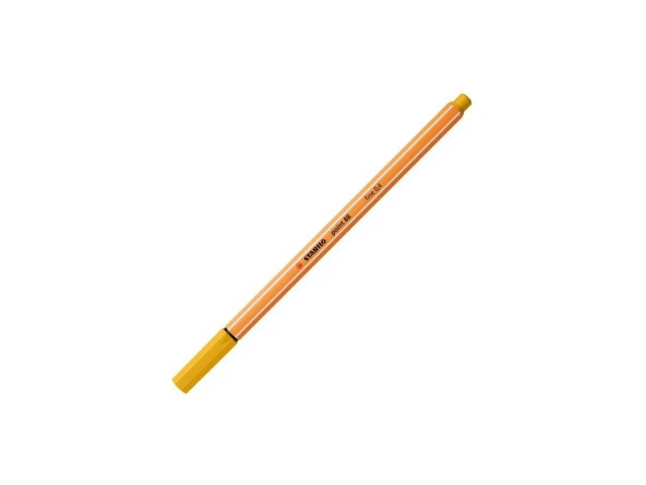 Stabilo İnce Keçe Uçlu Kalem 88 Point 0.4 MM Köri Sarısı Fineliner Kalem (10 Lu Paket) ürün görseli 1