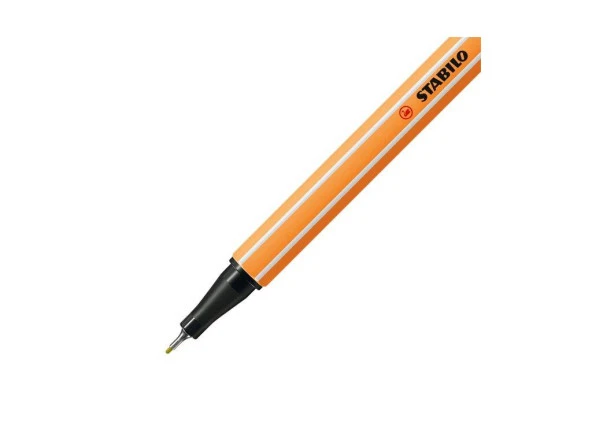 Stabilo İnce Keçe Uçlu Kalem 88 Point 0.4 MM Hardal Fineliner Kalem (10 Lu Paket) ürün görseli 1