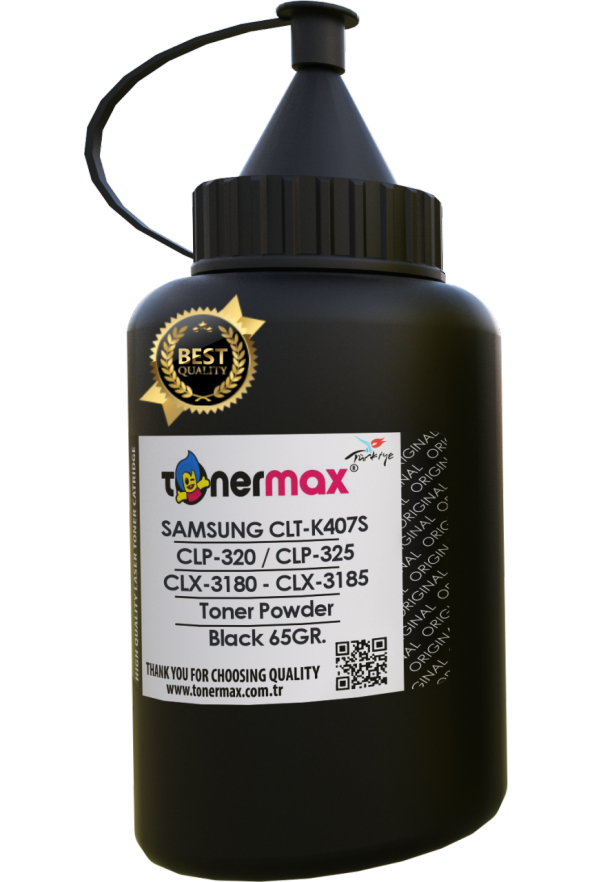 Samsung CLT-K407S Toner Tozu Siyah / CLP-320 / CLP-325 / CLX-3180 / CLX-3185 Toner Tozu ürün görseli 1
