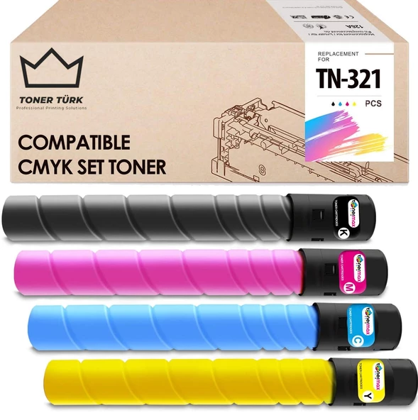 Develop TN-321 / İneo +224 / 284 / 364 Set Muadil Toner ürün görseli 1