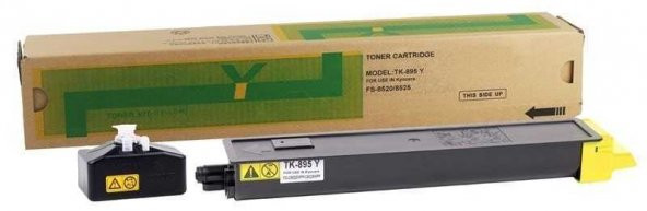 Kyocera TK-895 Sarı Muadil Toner / FSC8020 / FSC8025 / FSC8520 / FSC8525 ürün görseli 1