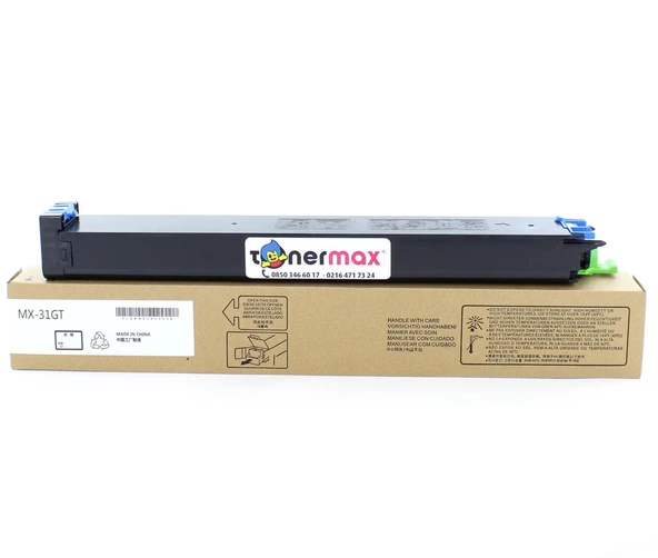 Sharp MX-31GTCA Mavi Muadil Toner / MX2301n / MX2600n / MX3100n ürün görseli 1