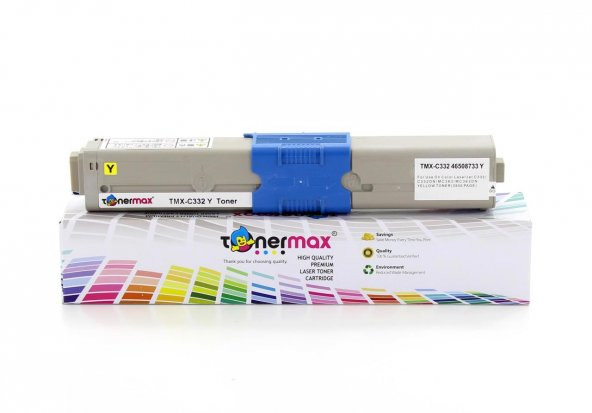 Oki 46508733 / C332 / MC363 Sarı Muadil Toneri - Eco ürün görseli 1