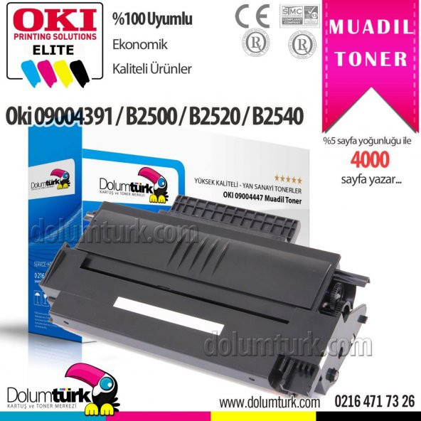 Oki B2500 / B2520 / B2540 / B2550 Muadil Toner ürün görseli 1