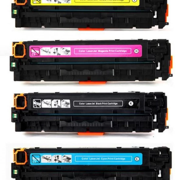 Hp Color Laserjet CM1312 Muadil Toner Takım / Hp 125A - CB540A Muadil Toner Takım ürün görseli 1