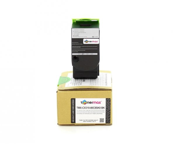 Lexmark 80C8SK0 Siyah Muadil Toner / CX310 / CX410 / CX510 ürün görseli 1