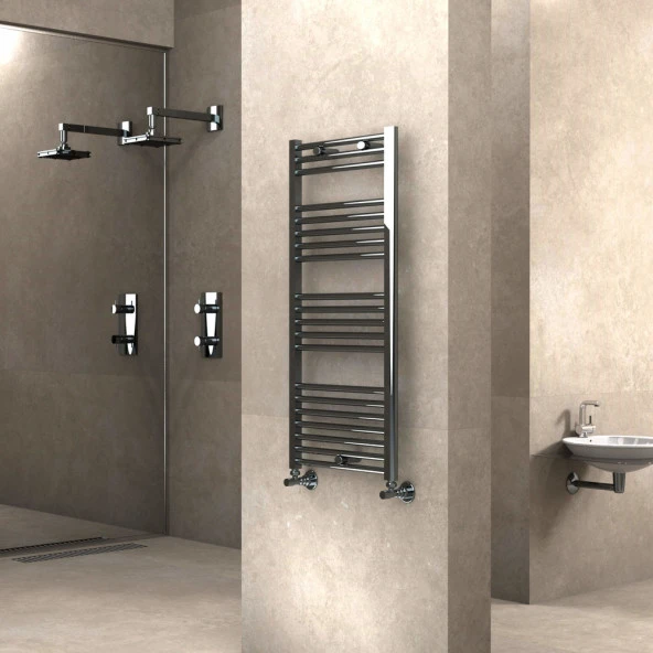 Radiva Haiti Banyo Havlupan 50x110 Düz Krom ürün görseli 1