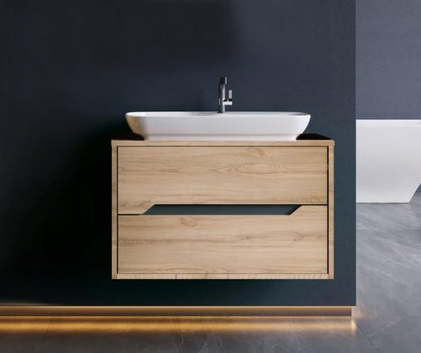 Orka Galia 80 cm Legnano Banyo Dolabı Alt Modül ve Lavabo ürün görseli 1