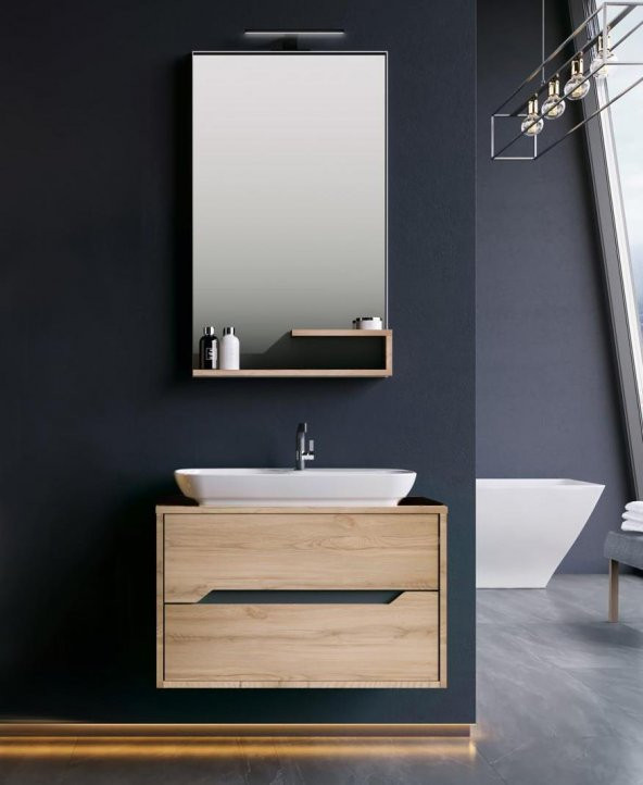 Orka Galia 80 cm Legnano Banyo Dolabı Takımı ürün görseli 1