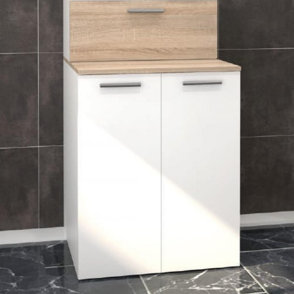 Denko Vento 70 cm MDF Çamaşır Makinesi Banyo Dolabı Alt Modül ürün görseli 1