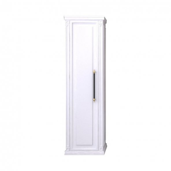 Denko Albatros 45 cm MDF Beyaz Banyo Boy Dolabı ürün görseli 1