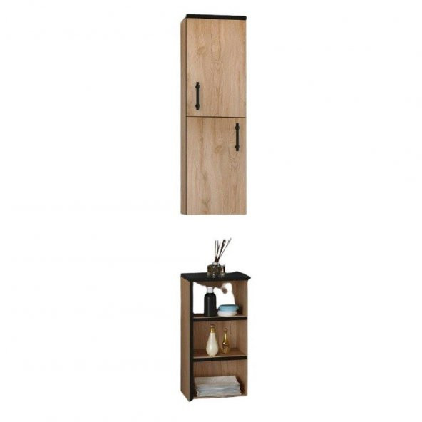Orka Knidos 30 cm Legnano Banyo Boy Çamaşır Dolap ve Alt Yan Dolabı ürün görseli 1
