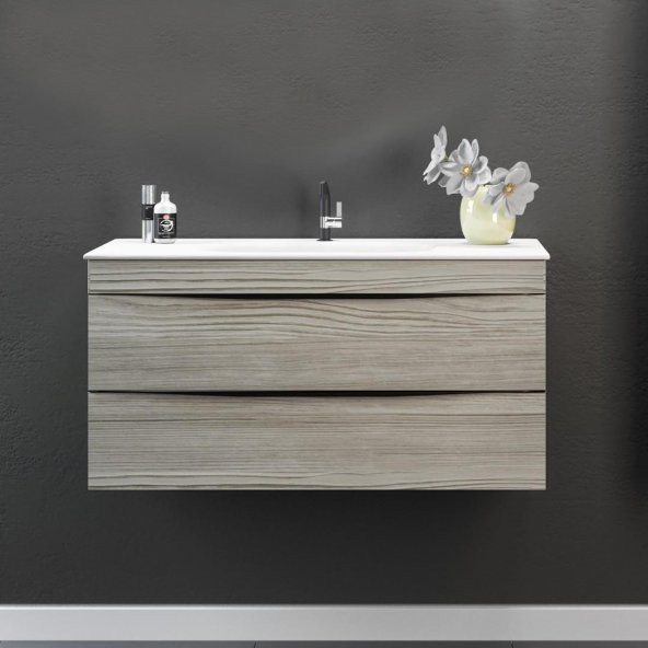 Orka Vento 100 cm Dublin Banyo Dolabı Takımı - Resim 2