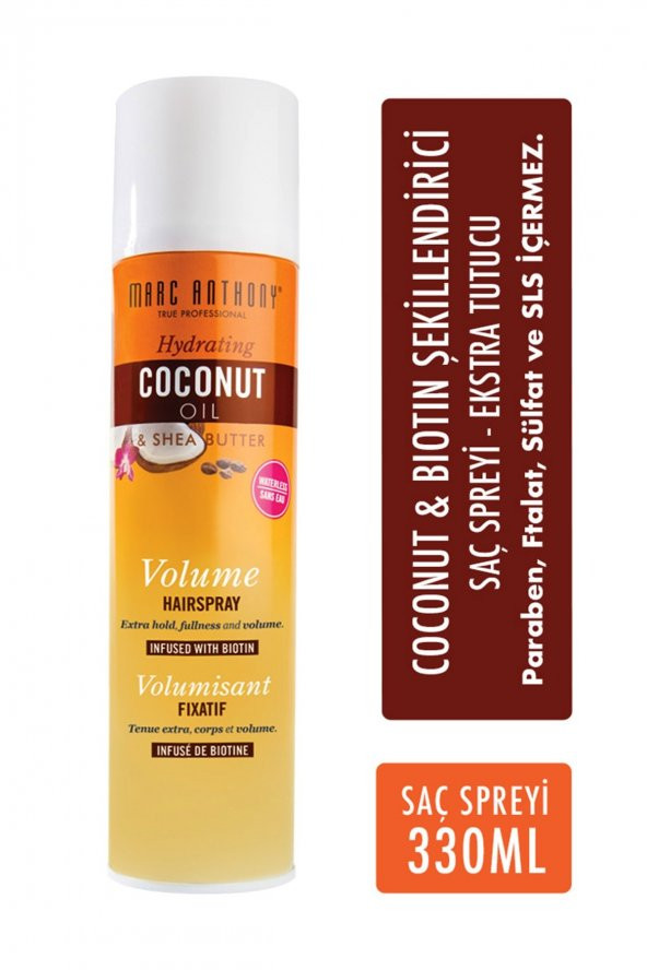 Marc Anthony Spray Coconut Biotin Şekillendirici Saç Spreyi 300 Ml ürün görseli 1