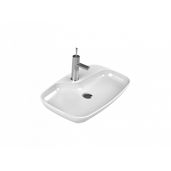 Turkuaz Seramik Nova 70 cm Tezgah Üstü Lavabo ürün görseli 1