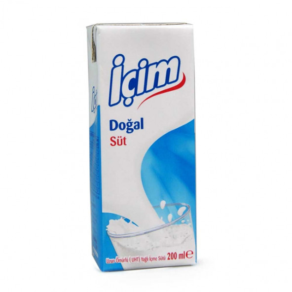 İÇİM DOĞAL SÜT 180 ML ürün görseli 1