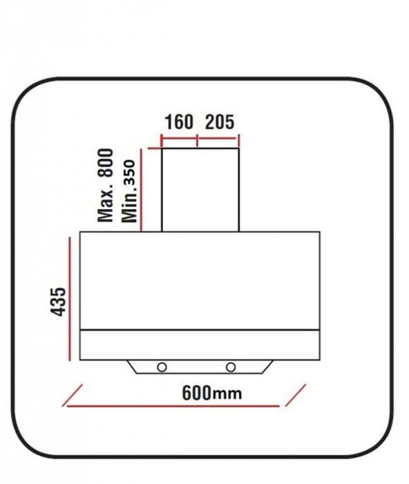 Exep 2 Lı Sıyah Cam Ankastre Set Ed401-Eo320 - Resim 4