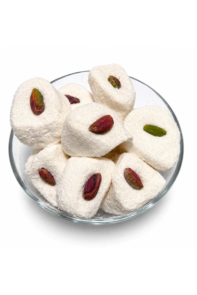 Antep Fıstıklı Beyaz Lokum (1000 gr) ürün görseli 1