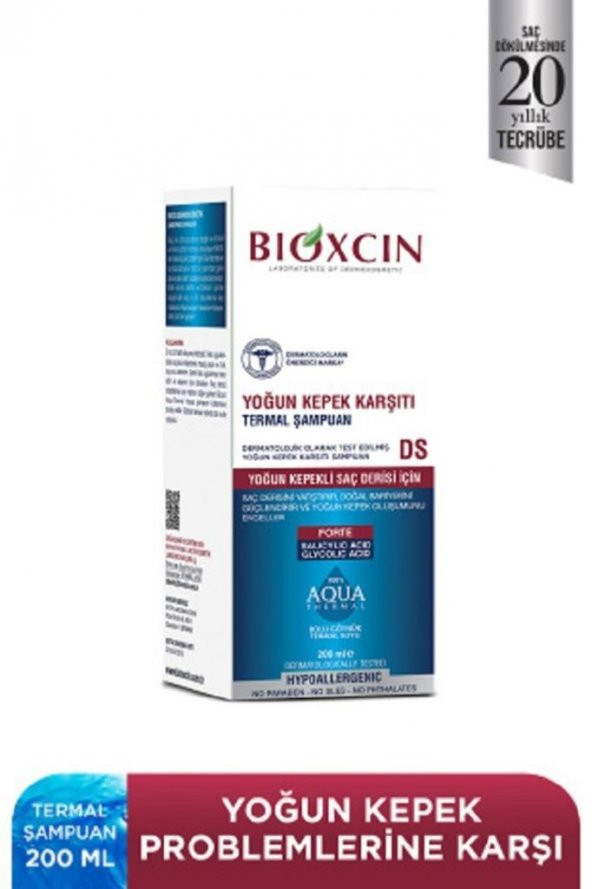 Bioxcin Aqua Thermal Yoğun Kepek Karşıtı Şampuan Ds 200Ml ürün görseli 1