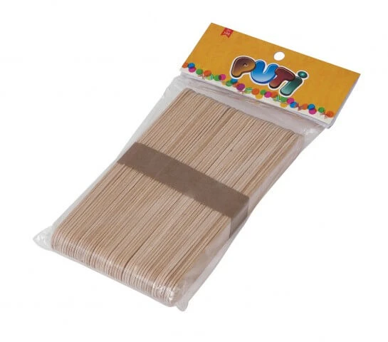 Puti Ahşap Natural 50 Li Büyük Dil Çubuğu / 4612 ürün görseli 1