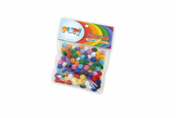 Puti Pon Pon Metalik 10mm / 4476 ürün görseli 1