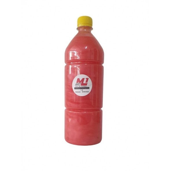 M1 ART Hediyelik  Simli Sedef Süsleme Solüsyonu PEMBE Limon Esanslı 1 lt ürün görseli 1