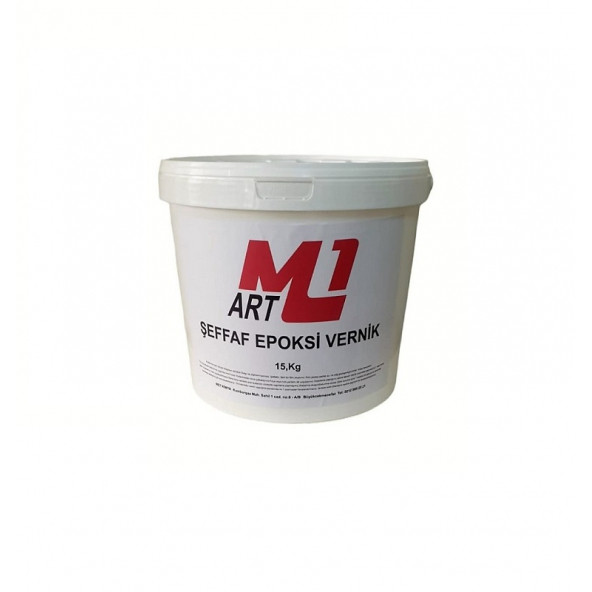 M1 ART Şeffaf Epoksi Vernik 15.KG ürün görseli 1