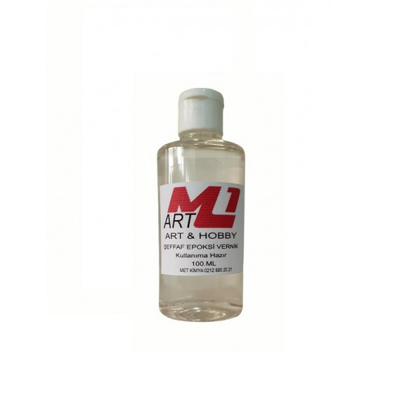 M1 ART Şeffaf Epoksi Vernik 100.ml ürün görseli 1